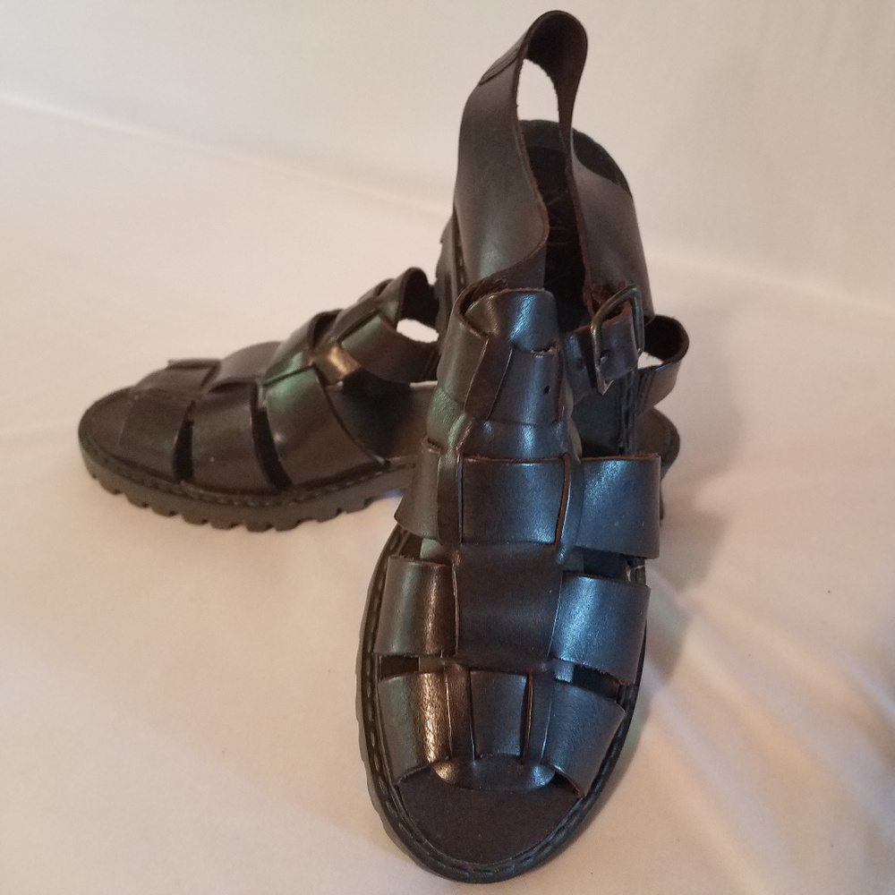 Mia Brown Leather Sandals New Without Tags Size 4M